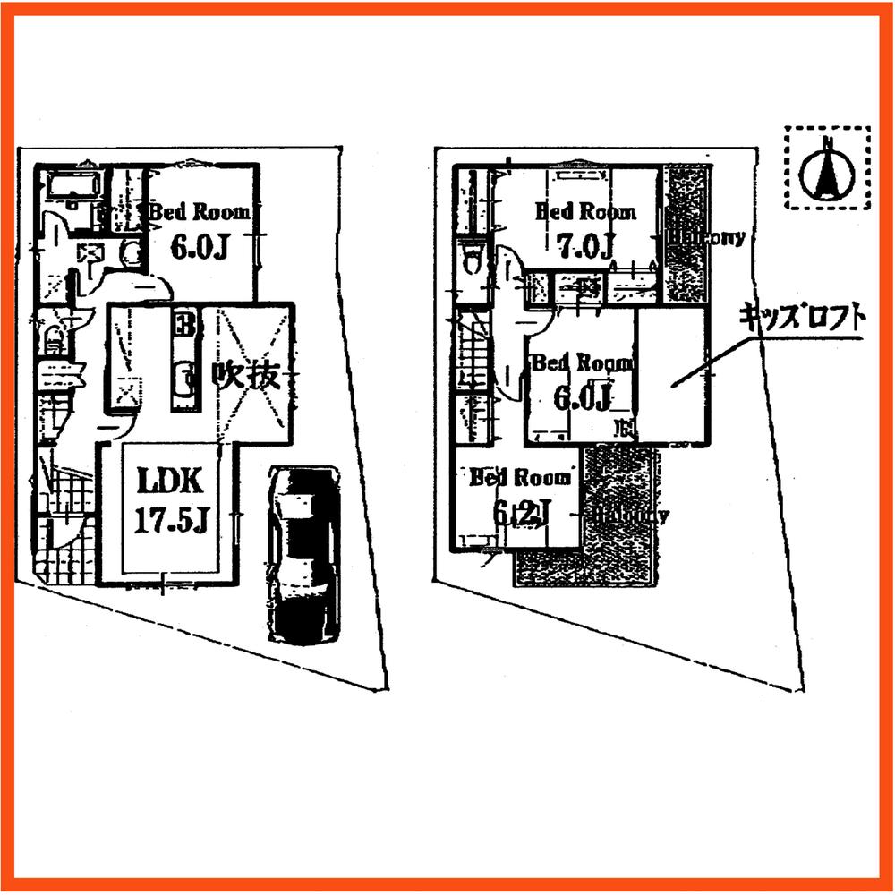 Floor plan. 41,800,000 yen, 4LDK, Land area 104.1 sq m , Building area 100.16 sq m