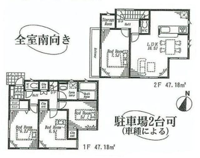 Floor plan. (4 Building), Price 40,800,000 yen, 4LDK, Land area 100.1 sq m , Building area 94.36 sq m