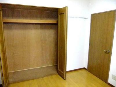 Living and room. The entrance side Western-style closet