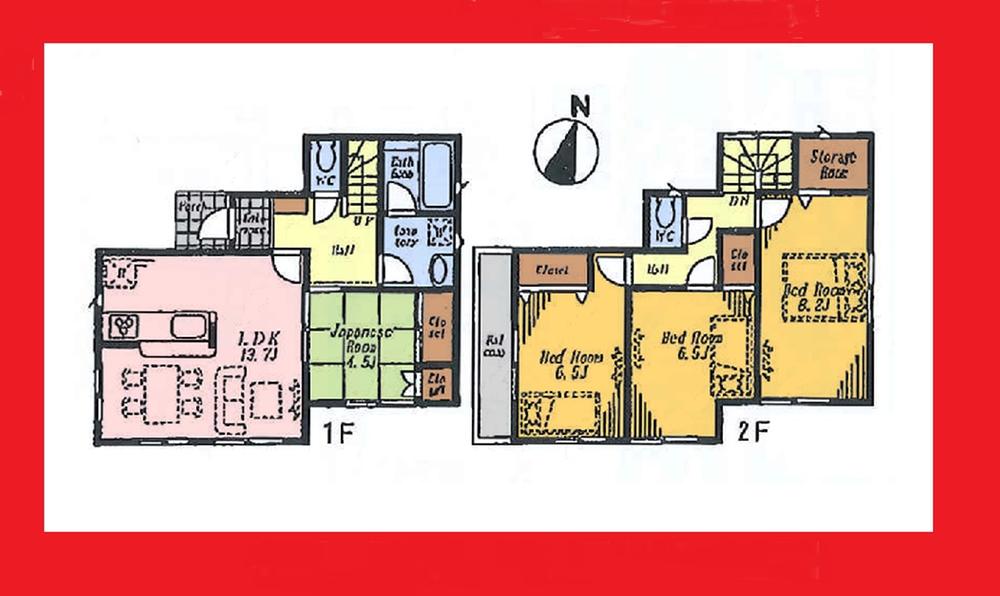 Floor plan. (15 Building), Price 39,800,000 yen, 4LDK, Land area 100.1 sq m , Building area 94.36 sq m