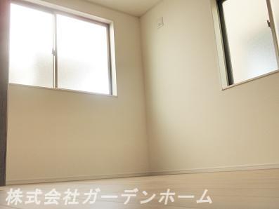 Building plan example (introspection photo). Model house photo