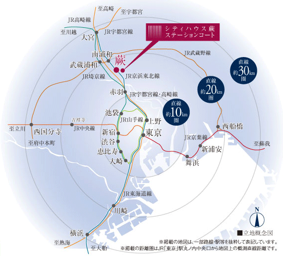 Surrounding environment. "Tokyo" station up to 28 minutes. Direct JR Keihin Tohoku Line "bracken" station is the nearest. Comfortable position from the Tokyo Central Station.