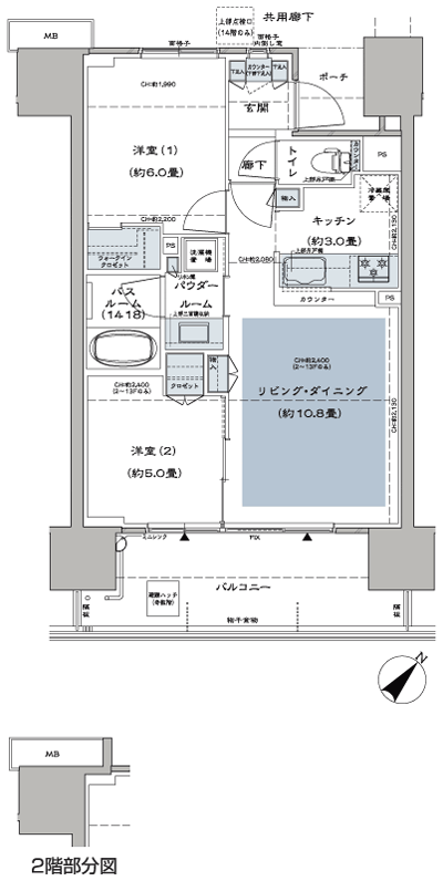 Floor: 2LD ・ K + WIC (walk-in closet), the occupied area: 54.24 sq m, Price: 33,400,000 yen, now on sale