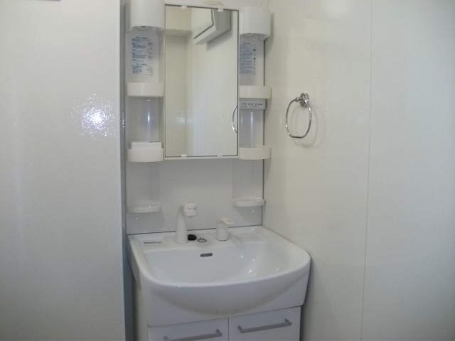 Washroom. With a convenient shampoo dresser! 