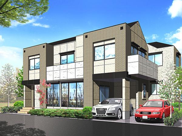 Rendering (appearance). Also increases smile of your family, Bright south-facing house