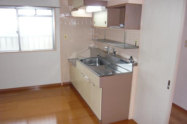 Kitchen.  □  ■   It is ventilation easy bright and there is also a window   ■  □