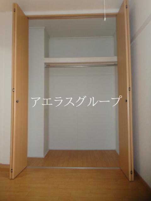 Receipt. A rich storage of closet.