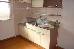 Kitchen. Separate kitchen photo ☆ Also firmly secured cutting board space ・ ・ ・ ☆