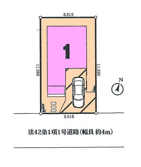 Compartment figure. 38,800,000 yen, 4LDK, Land area 74.19 sq m , Building area 115.92 sq m