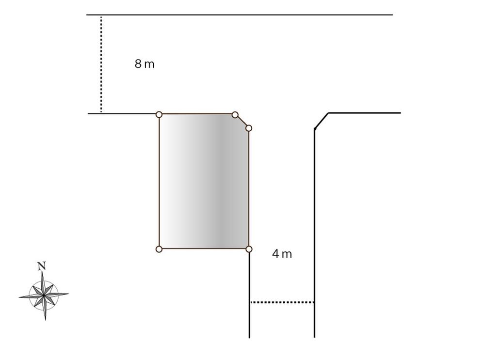 Compartment figure. Land price 13.8 million yen, Land area 50 sq m
