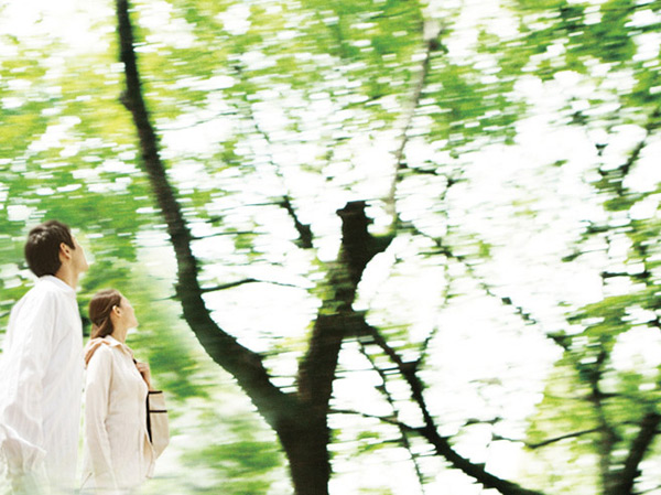 Surrounding environment. Fun Mel the green of moisture and sports, Near Aoki-cho Park degree living environment.  ※ Aoki-cho park (about 470m / And subjected to a CG processing in the photo of the 6-minute walk), In fact a slightly different.