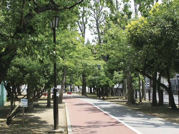 General playground variety of sports, such as athletics stadium and tennis courts can enjoy, Aoki-cho Park. Other events, Sports classes also held (about 470m ・ 6-minute walk) ※ 2