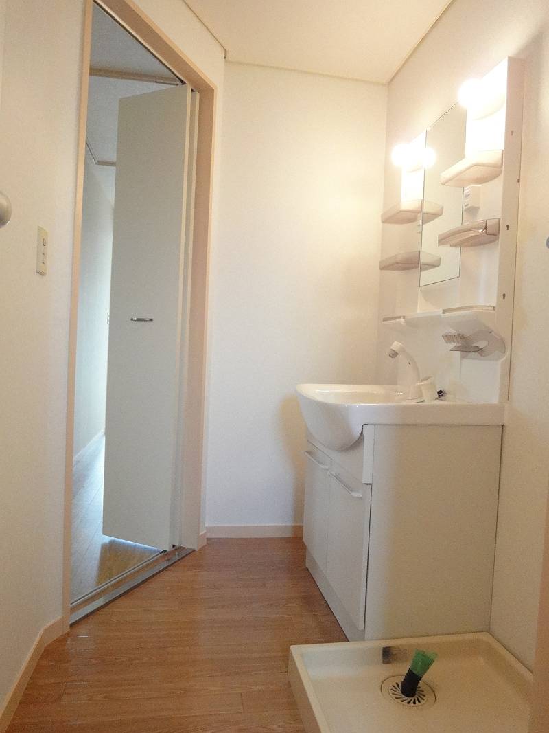 Washroom. Vanities with shower is located in each of the second and third floors