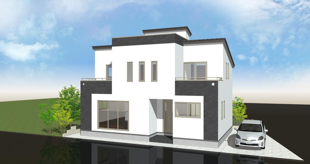 Local land photo. Building plan example Building price 13 million yen, Building area 115.83 sq m