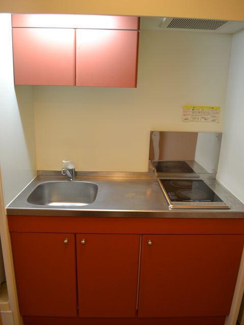 Kitchen. Two-burner electric stove with