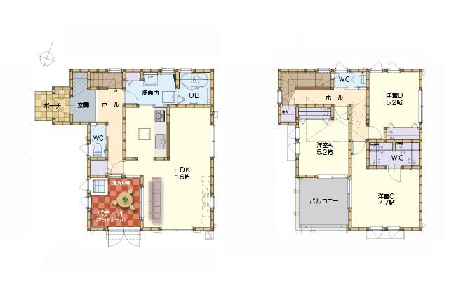 Other building plan example. Building plan example ( Issue land) Building Price Ten thousand yen, Building area sq m