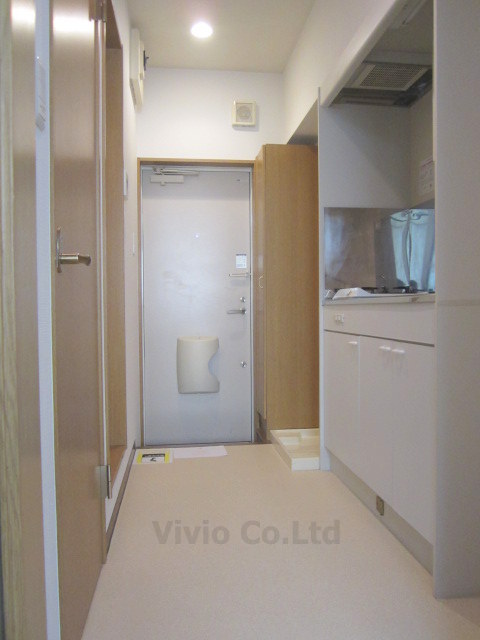 Entrance. Spacious around the kitchen