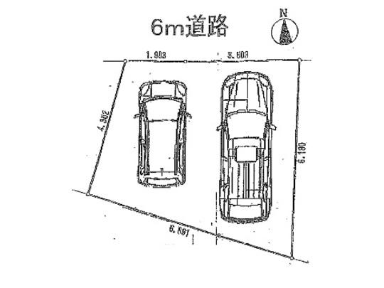 Compartment figure. Land price 3.8 million yen, Land area 32 sq m compartment view