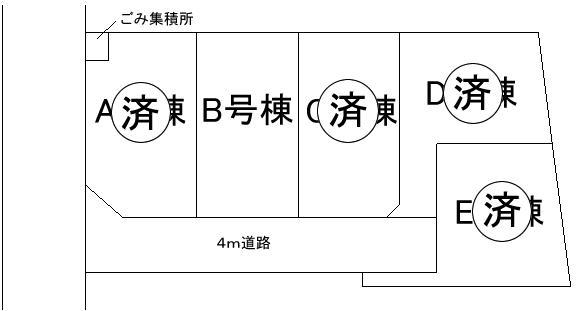 The entire compartment Figure. All five compartment Sale Building final number of Building 1 (B Building)