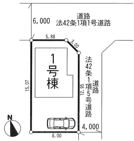 Compartment figure. 26,800,000 yen, 4LDK, Land area 118.31 sq m , Building area 93.15 sq m nature and smile spilling My Home