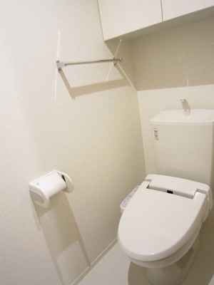 Toilet. Shower with toilet (equivalent image. It is different from the real thing)