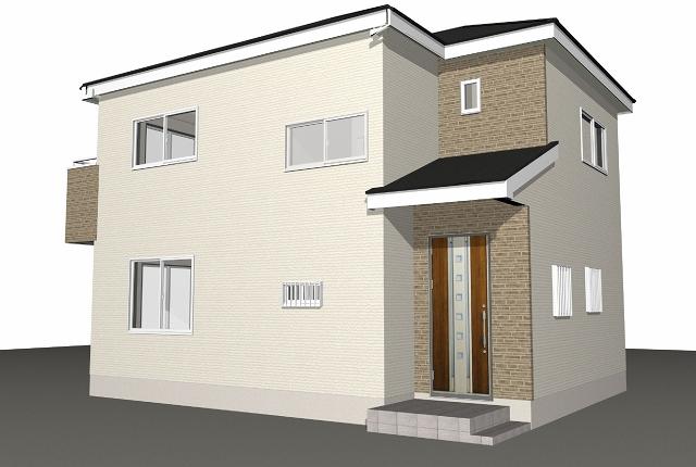 Rendering (appearance). (Building 2) Rendering  ※ Rendering is actually a somewhat different in those that caused draw based on the drawings. 