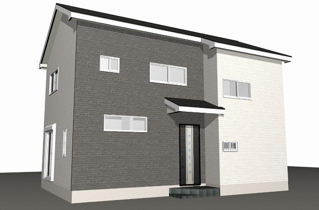 Rendering (appearance). (1 Building) Rendering ※ Rendering is actually a somewhat different in those that caused draw based on the drawings. 