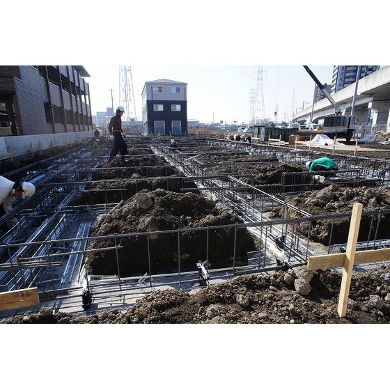 Building appearance. Under construction