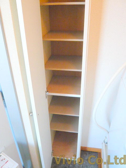 Entrance. Storage is plenty of shoebox.