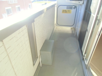 Balcony. Bright balcony