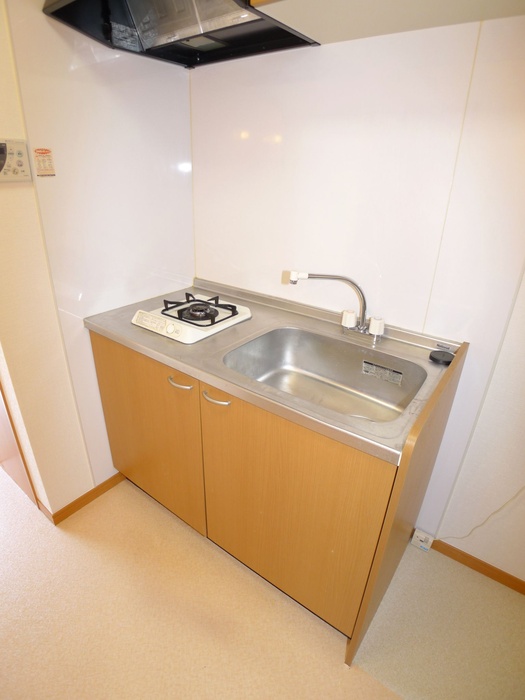 Kitchen. With gas stove