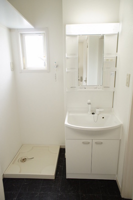 Washroom. Comfortable shampoo dresser also busy morning