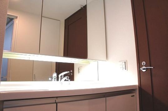 Wash basin, toilet. Wash basin