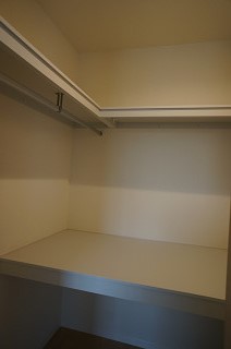 Receipt. Walk-in closet with two