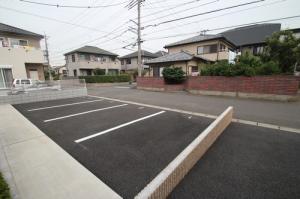 Parking lot. On-site parking