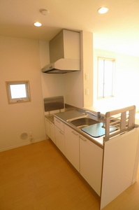 Kitchen. Gas stove is correspondence