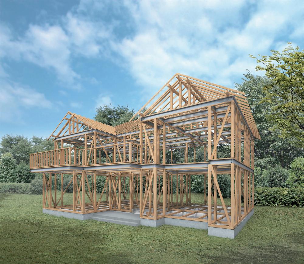 Other. Technostructure construction method is strong in collaboration course earthquake of iron and wood! 