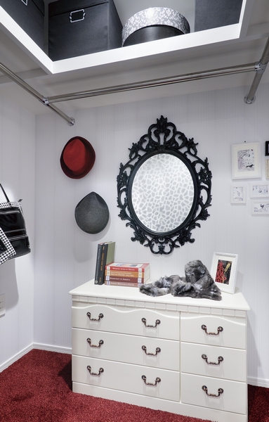 Western-style (1) walk-in closet a cute arrangement of. Higher storage capacity