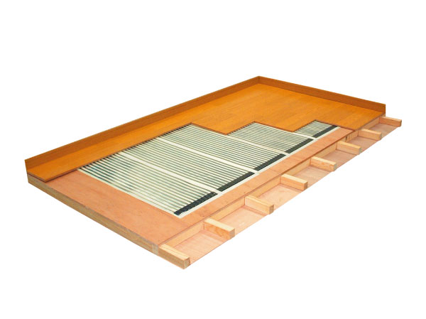 Other.  [Electric floor heating] Warm air heating, such as air-conditioning and fan heater has a high temperature enough to become the top of the room, The temperature difference between the floor and the ceiling surface becomes violently, Floor heating is evenly warm the whole room than in it. (Conceptual diagram)