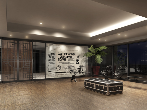 Shared facilities.  [Hall] Hall of modern design of designer apartment unique.