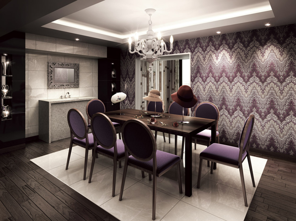 Shared facilities.  [Vivian Cube] Vivian that can also be used as a moms social field Cube (Ladies Salon)