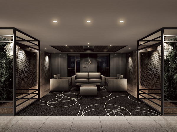 Shared facilities.  [Grand Diage] When you exit the entrance, It has spread a lounge that brew a stylish flavor.