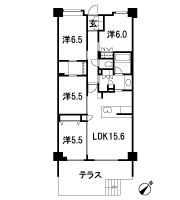 Floor: 4LDK + WTC, the occupied area: 86.41 sq m