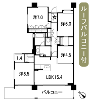 Floor: 4LDK + WIC + WTC, the occupied area: 92.85 sq m