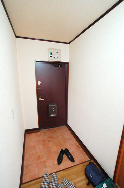 Entrance. Entrance of stylish tiled