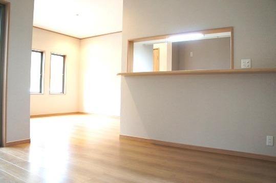 Living. Kitchen seen from the living room