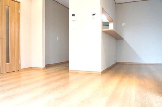 Living. Living viewed from the kitchen