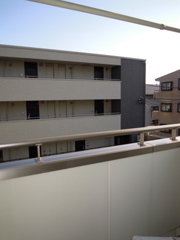 Balcony. View from the veranda