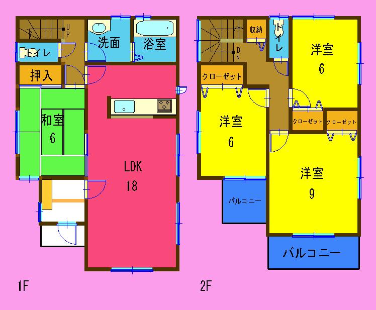 Floor plan. Open House held! January 4 (Saturday) 5 (Sunday) held! Please, We look forward to your visit! There are spacious 16 quires more and Japanese-style room 6 quires & master bedroom 7.5 quires more living! Car spaces 3 units can be parking! 