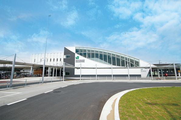 station. 560m until Yoshikawa Minami Station